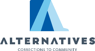 Alternatives black and blue logo